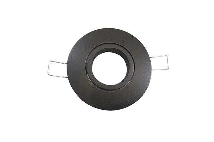 Bala dicroica Mr16 negra plana